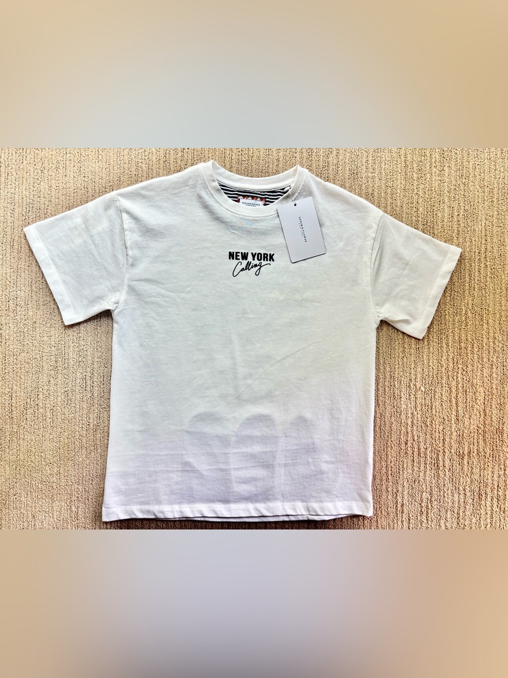 denim & flower — new york calling graphic tee